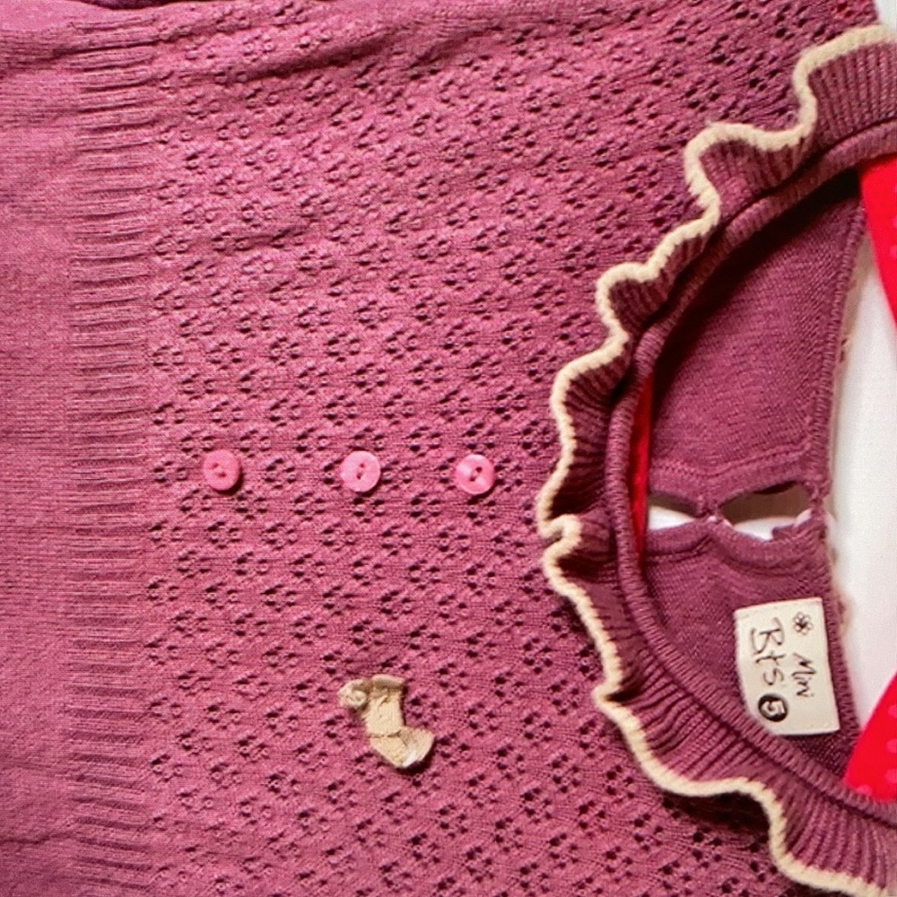 Ruffles collar long sleeve dress